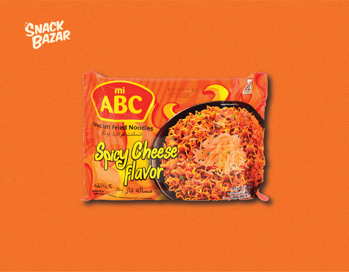 Mi ABC Spicy Cheese flavour