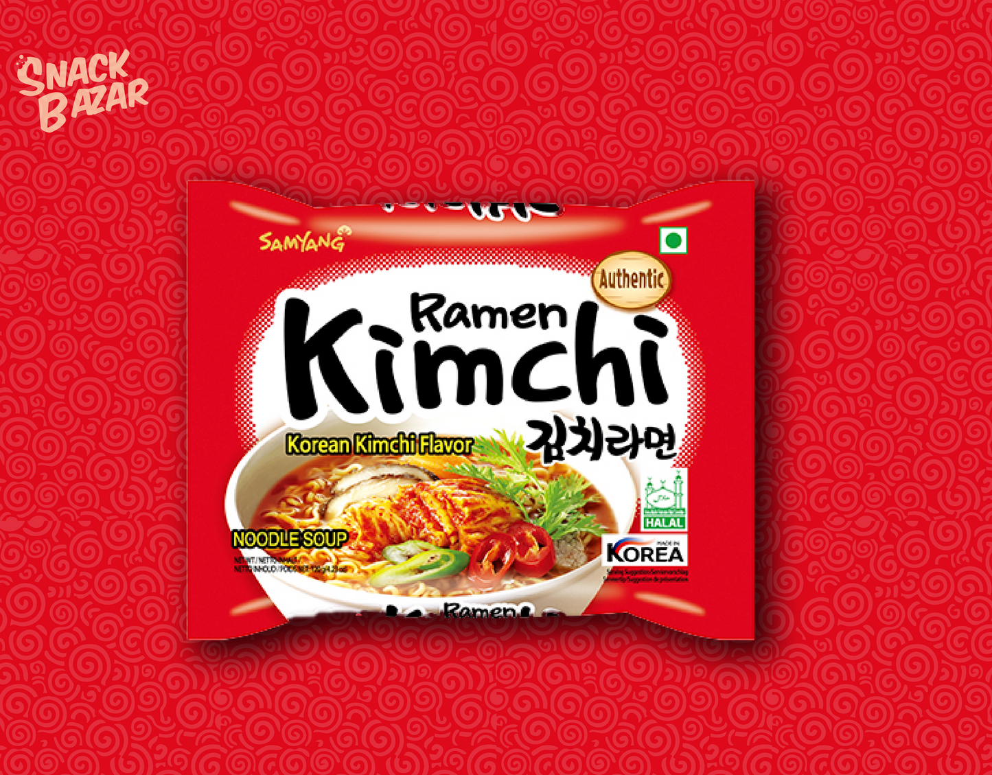 Samyang Ramen Kimchi Koren Flavour Noodle 120g