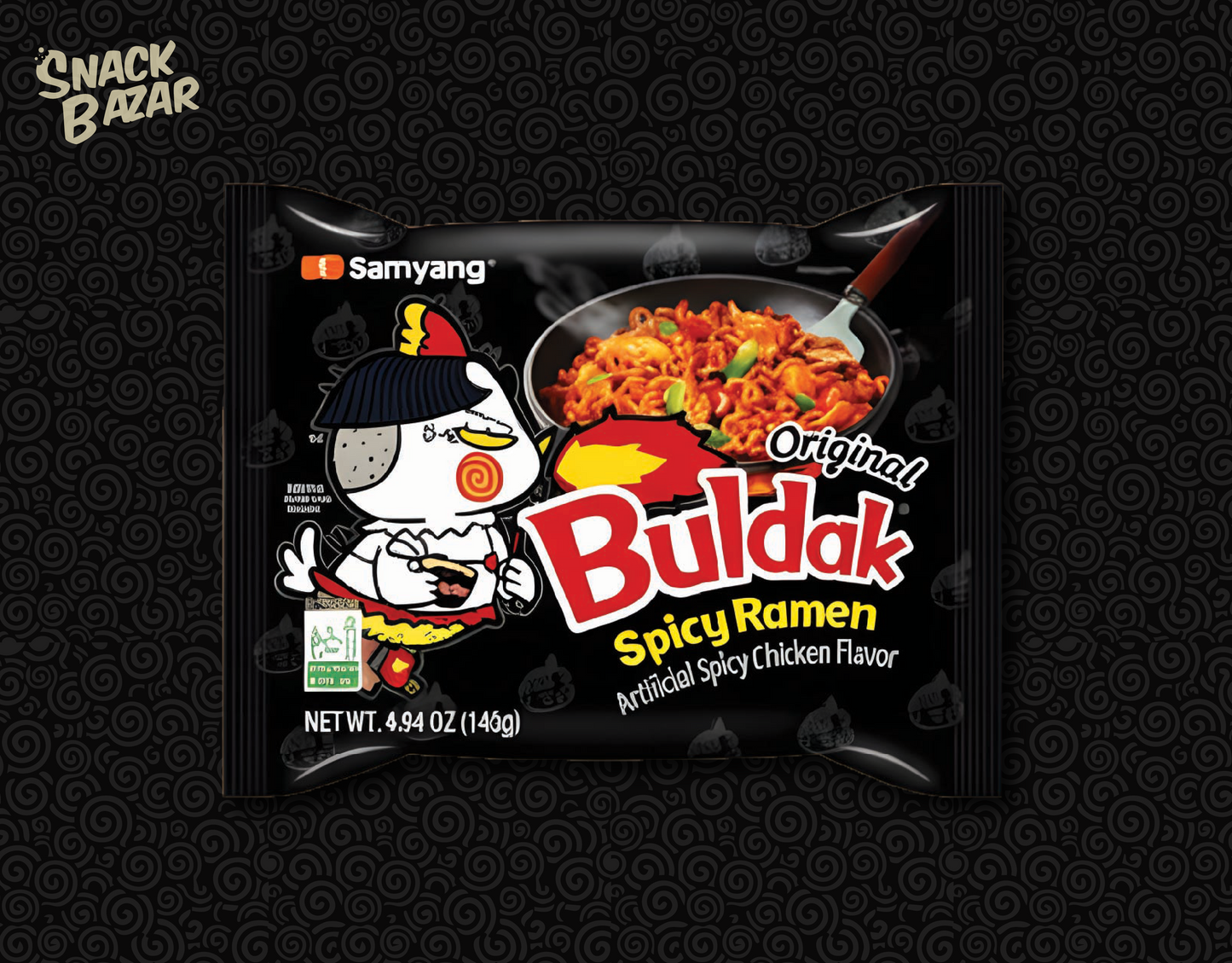 Buldak Original – Samyang Hot Chicken Ramen – The Classic Korean Spicy Noodle