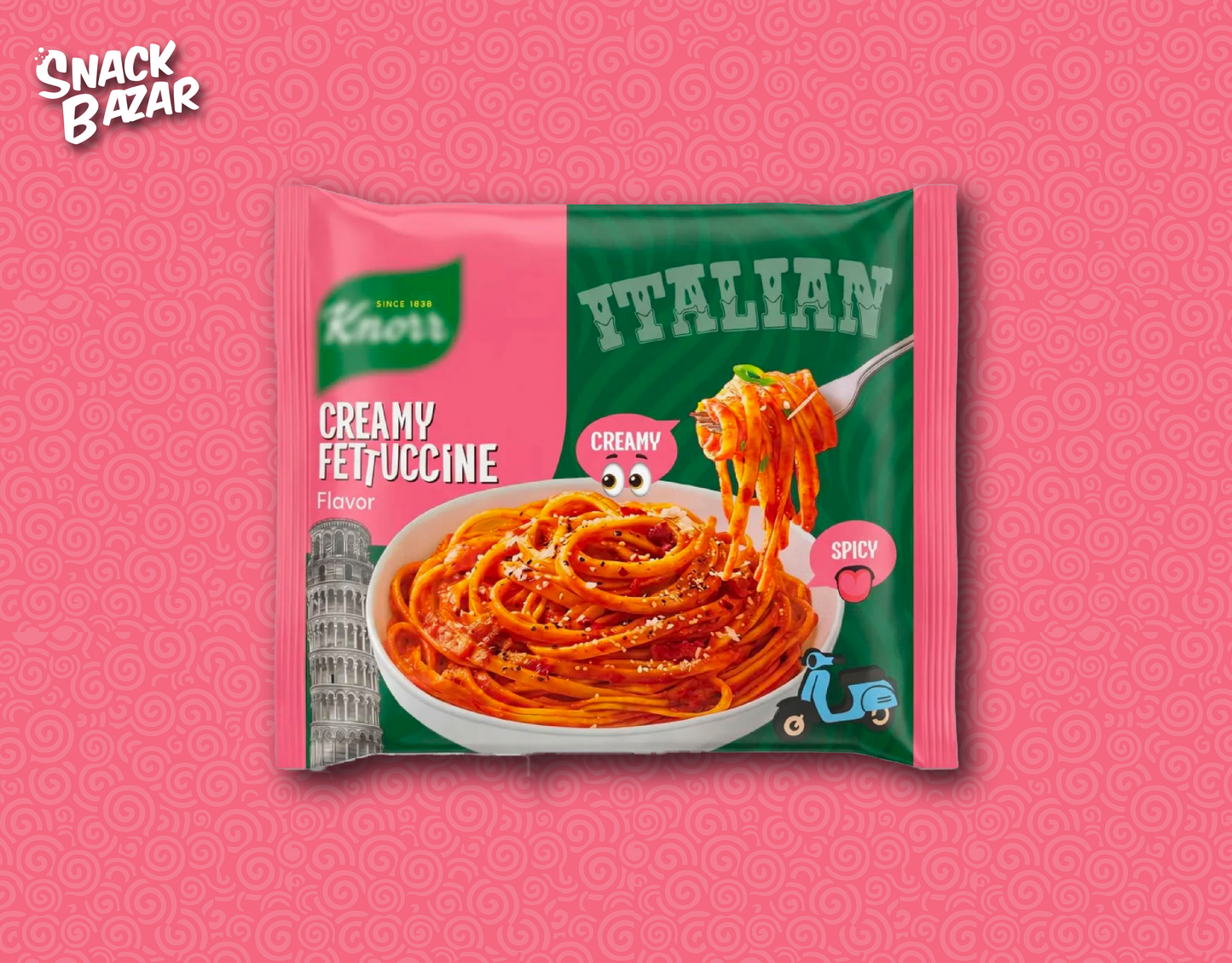 Knorr Italian Creamy Fettuccine Flavor Instant Noodles