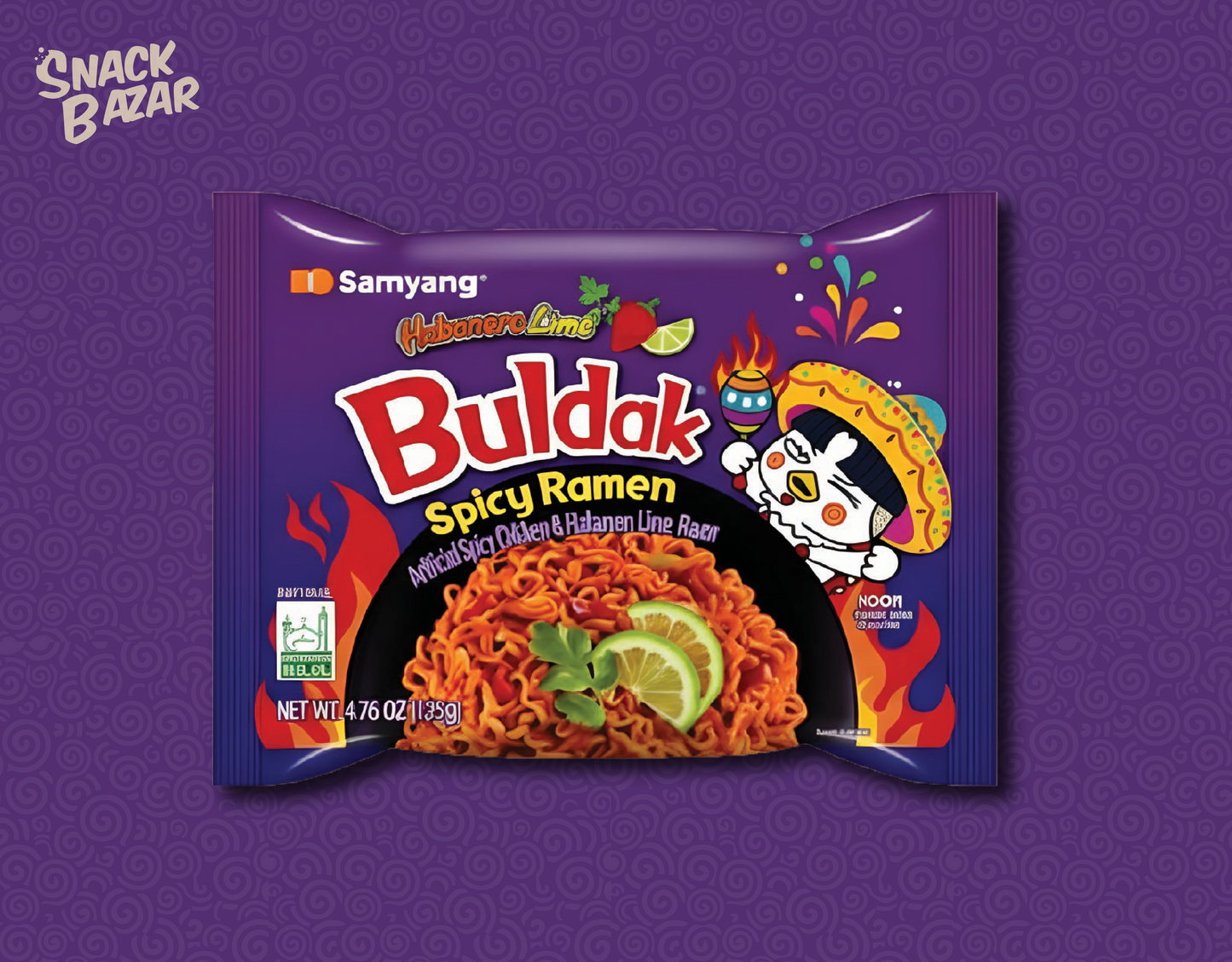 Buldak Habanero Lime – Samyang Spicy Tangy Korean Ramen
