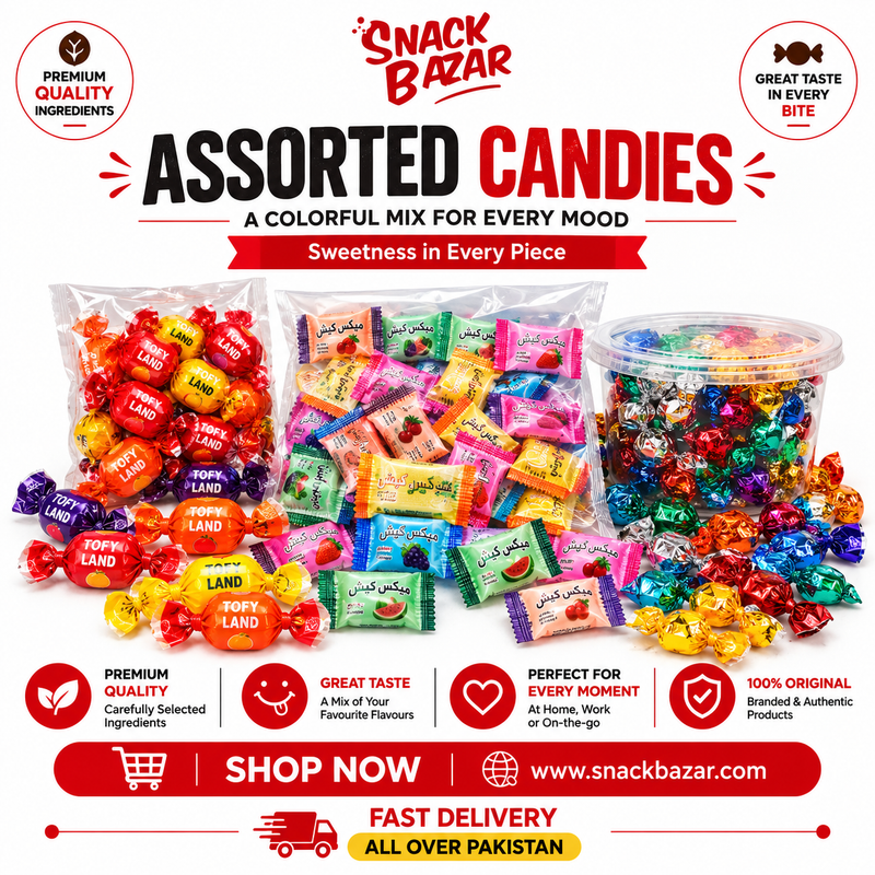 Assorted candies