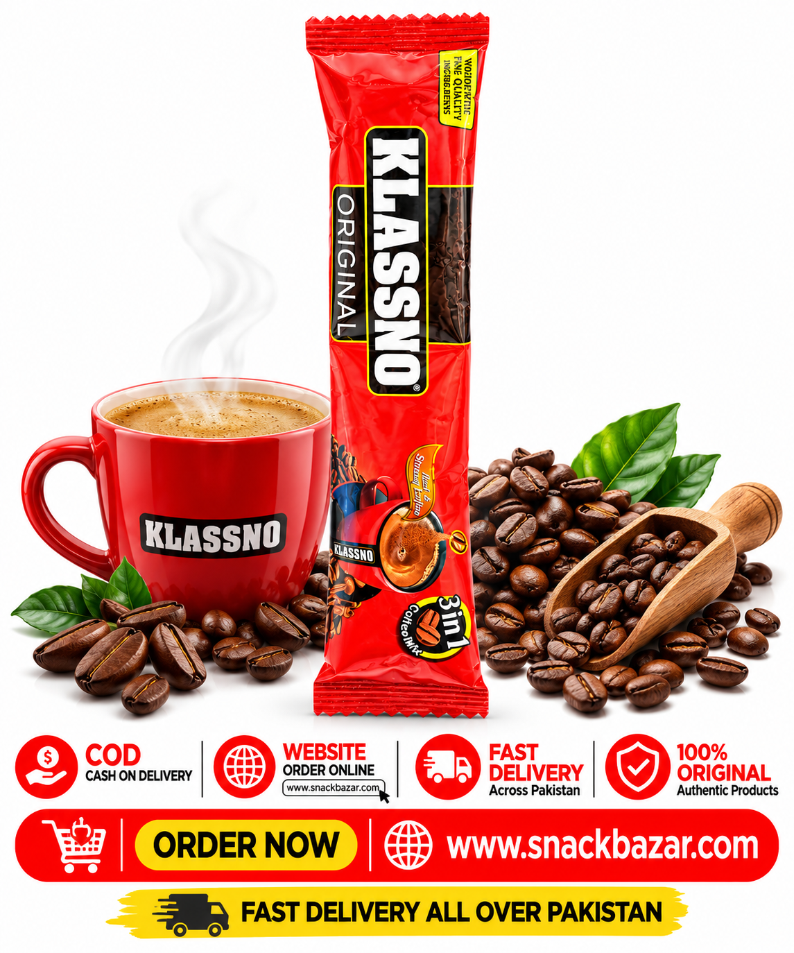Klassno Original 3-in-1 Instant Coffee