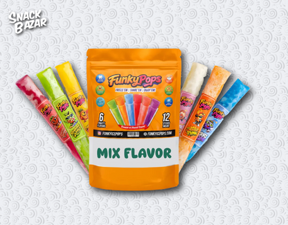 Funky | Ice Pops Mix Flavors - Pack of 12