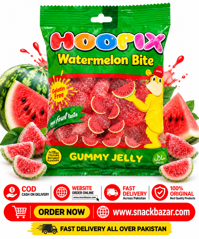 Hoopix Watermelon Bite Gummy Jelly – Gelatin Free