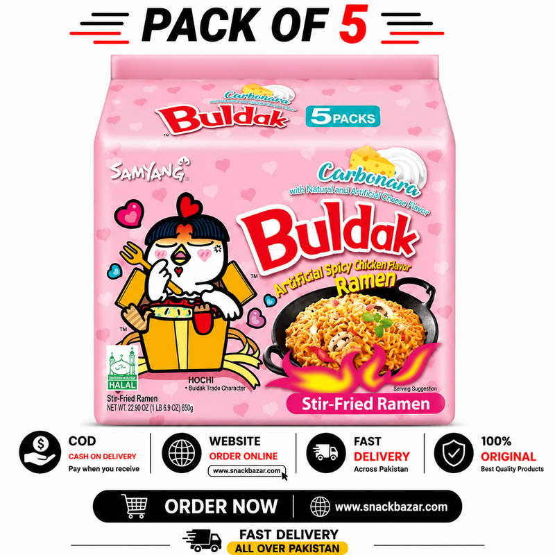 Buldak ramen pack of 5