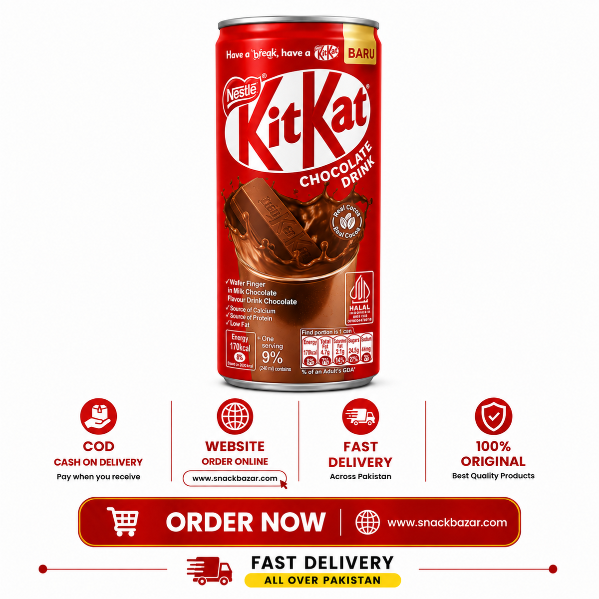 Nestlé KitKat Chocolate Drink 350ml
