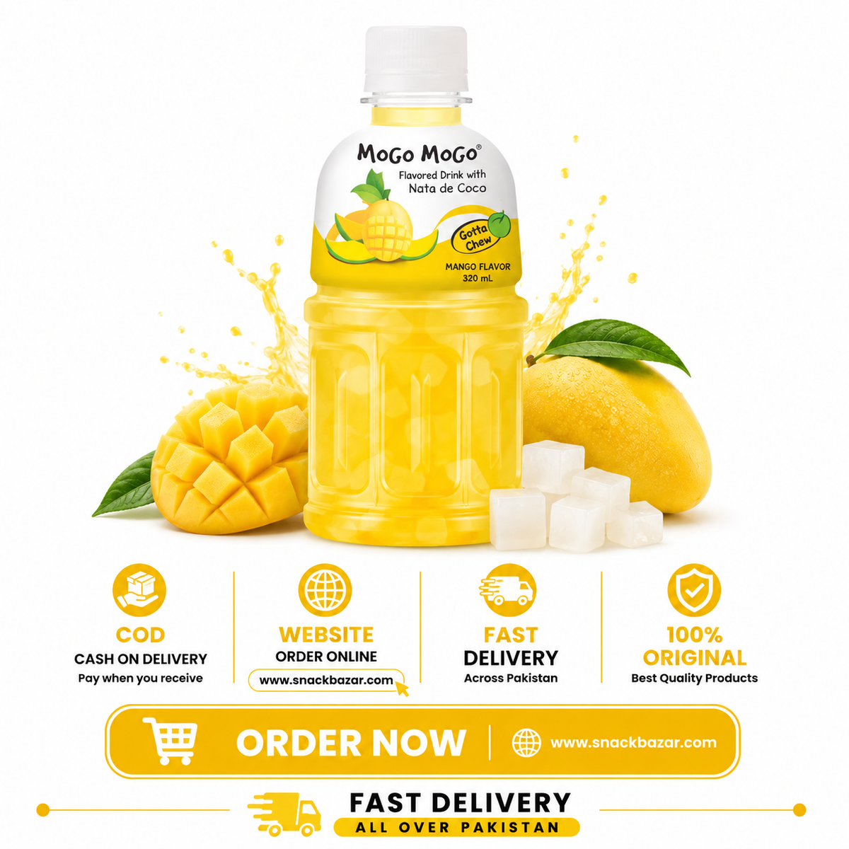 Mogu Mogu Mango Drink 320ml