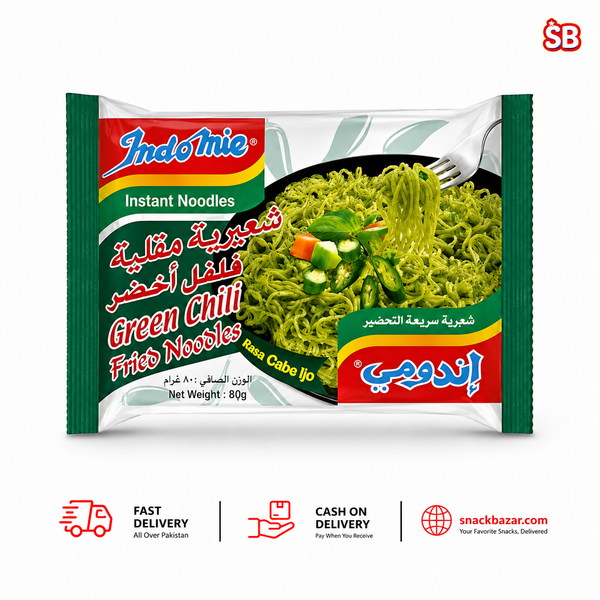 Indomie Green Chilli Instant Noodles – Imported