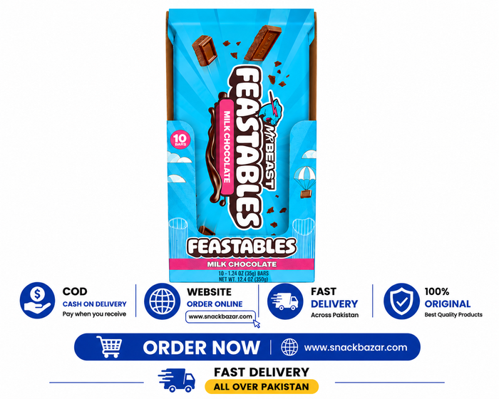 Feastables Milk Chocolate Bar – King Size