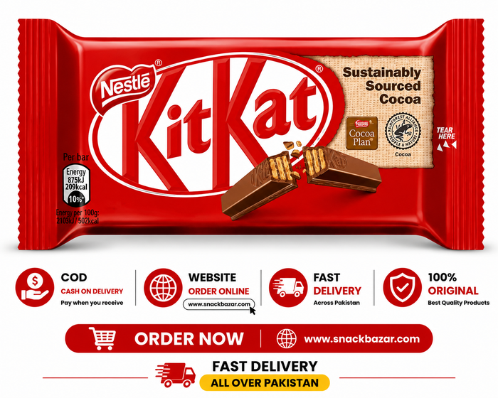 KitKat 4 Finger Milk Chocolate Wafer Bar – Imported
