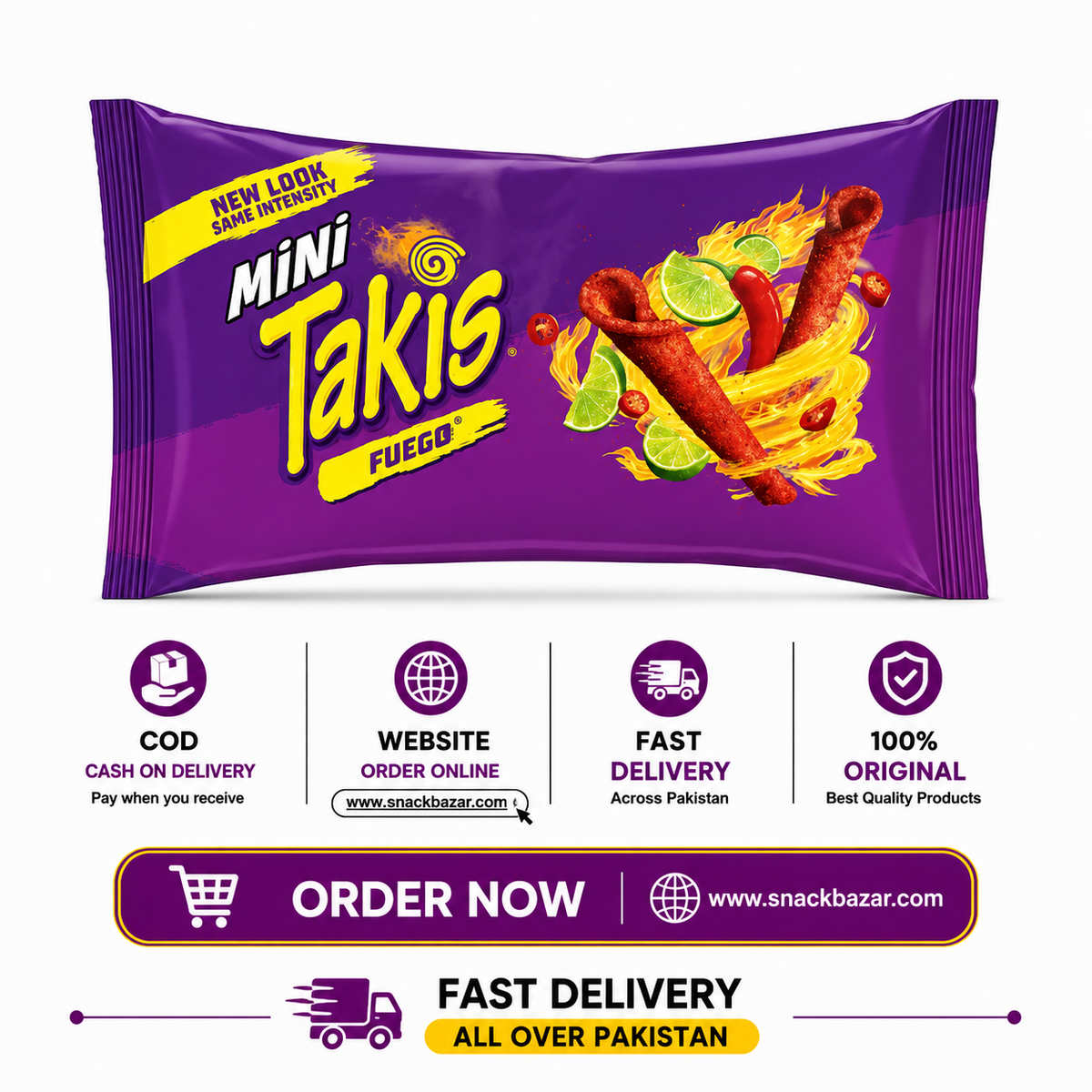 Mini Takis Fuego 35g – Hot Chili & Lime Rolled Tortilla Chips