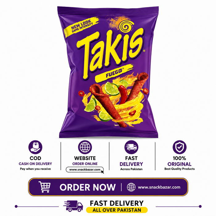 Takis Fuego 55g – Hot Chili Pepper & Lime Rolled Tortilla Chips