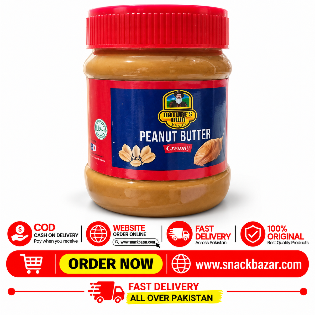 Nature’s Own Creamy Peanut Butter