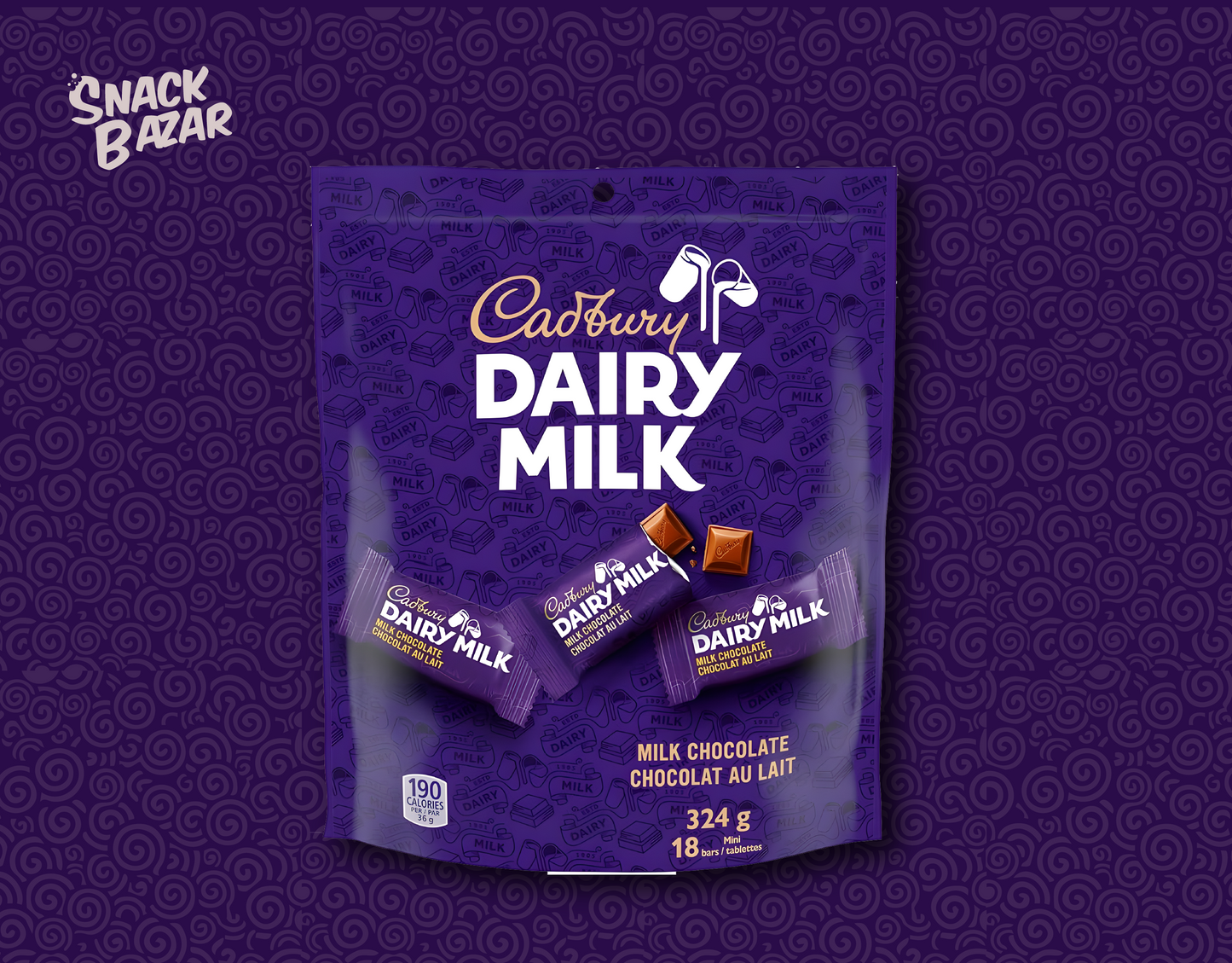 Cadbury Dairy Milk Chocolate Miniature Pouch