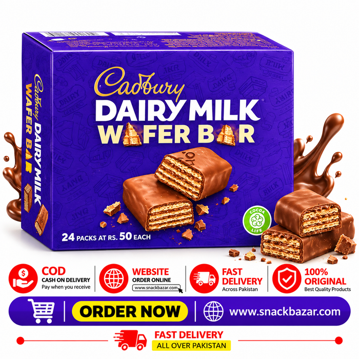 Cadbury Dairy Milk Wafer Bar – 24 Packs