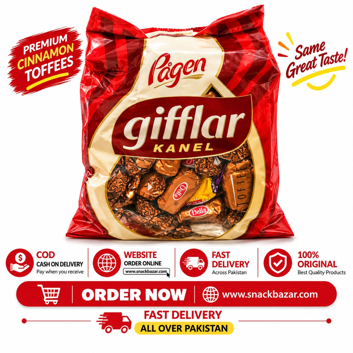 Pagen Gifflar Kanel Cinnamon Toffee