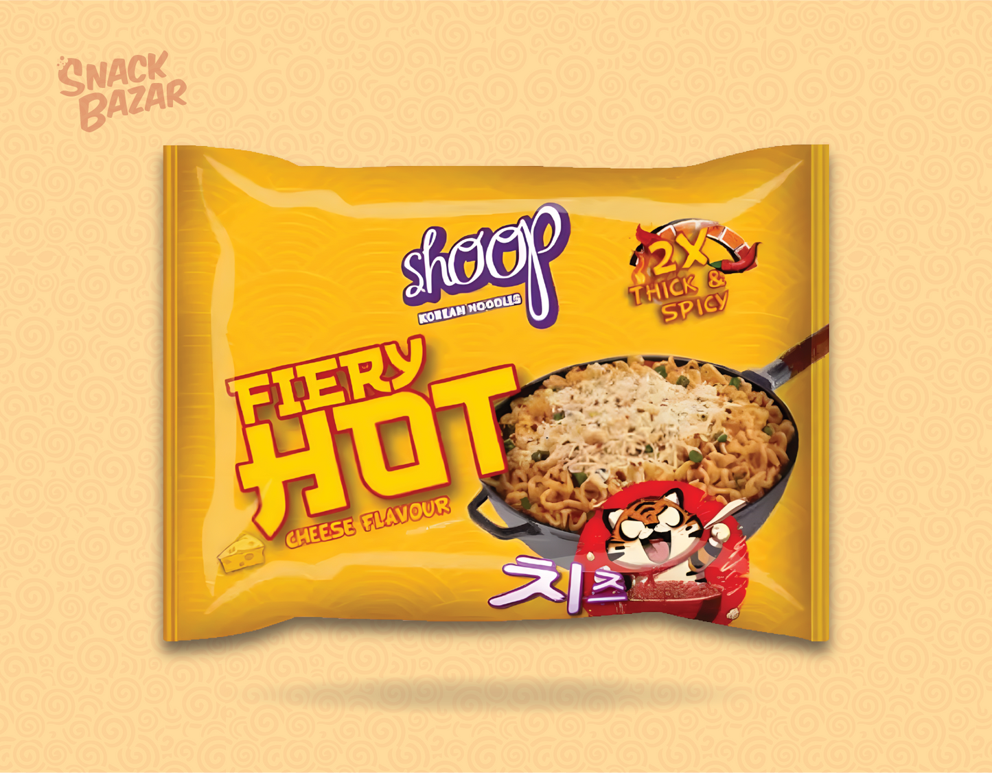 Shoop Fiery Hot Cheese Flavour