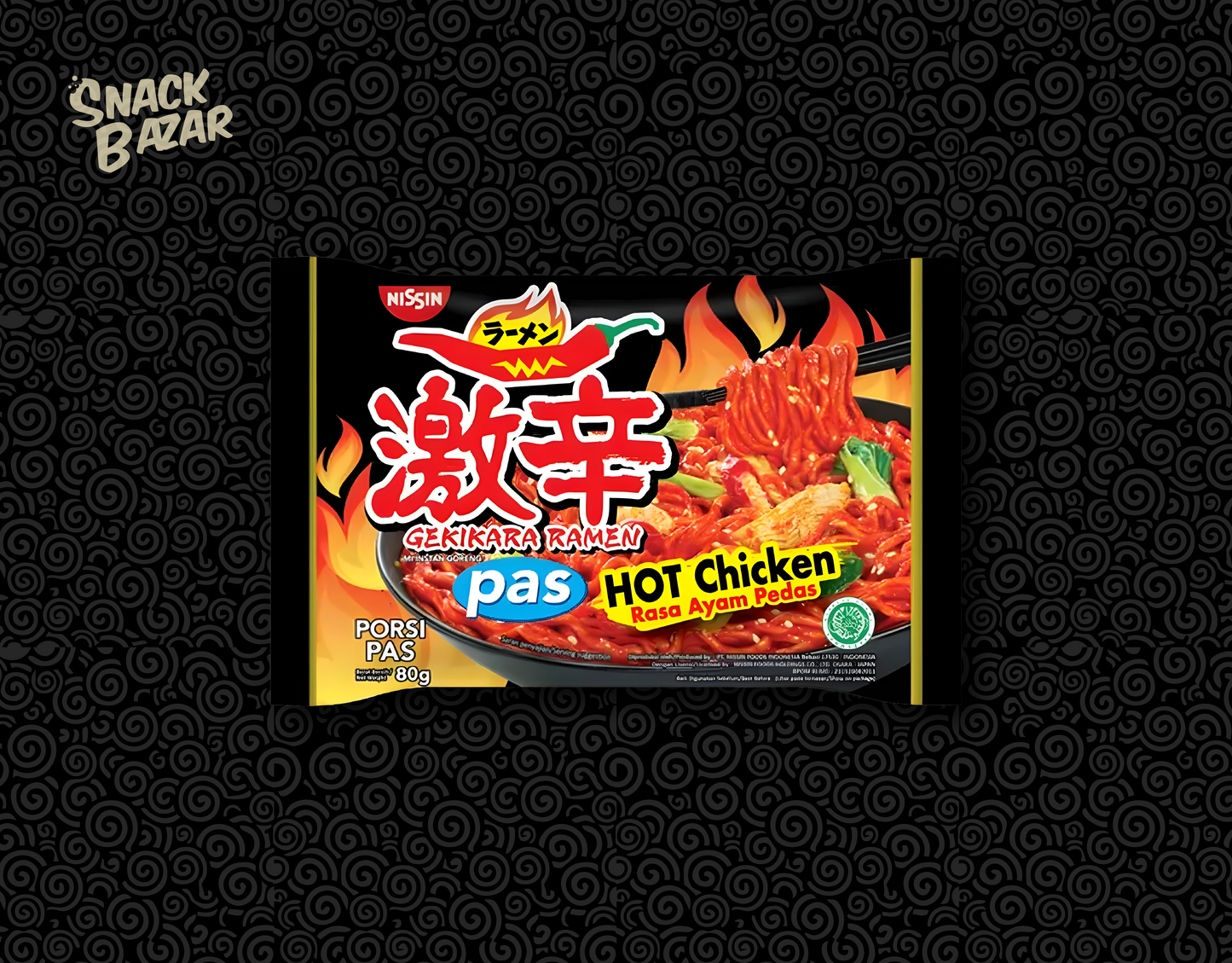 Nissin Hot Chicken pas 81g