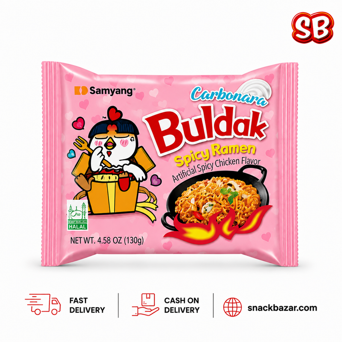 Samyang Buldak Carbonara Hot Chicken Ramen 130g