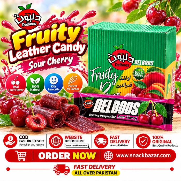 Delboos Fruity Bar Box Mixed Fruit 24 Pcs
