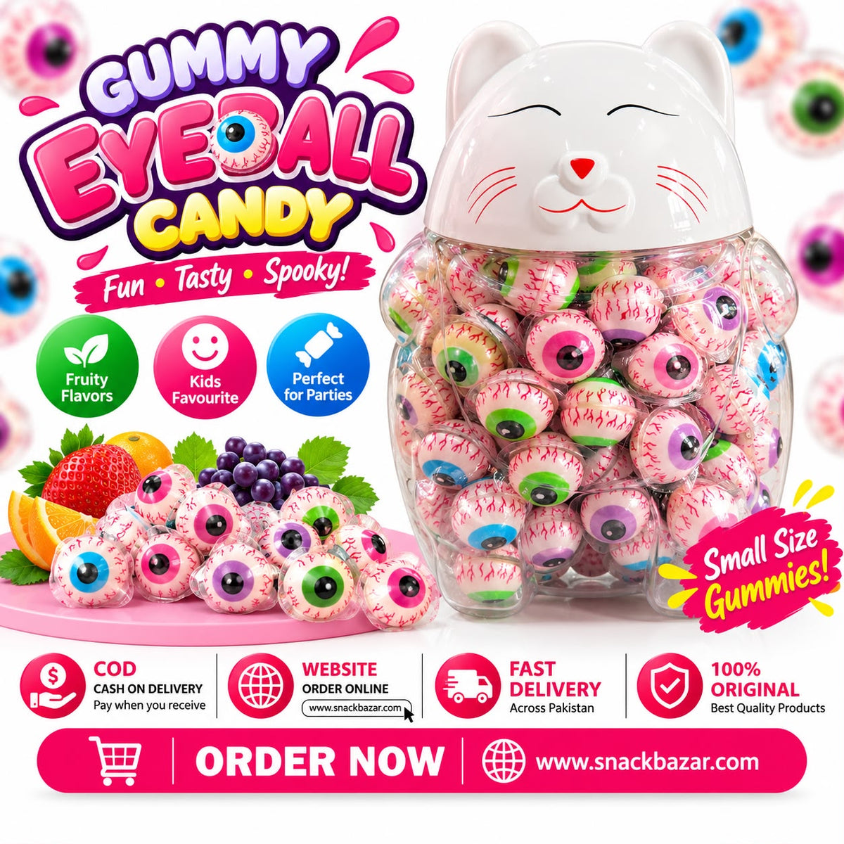 Gummy Eyeball Candy