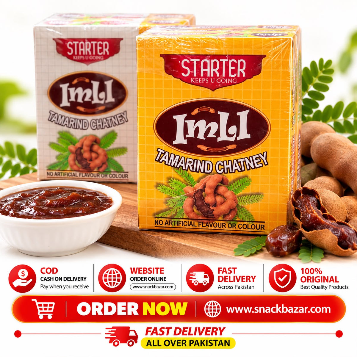 Starter Imli Tamarind Chutney 12 Pcs