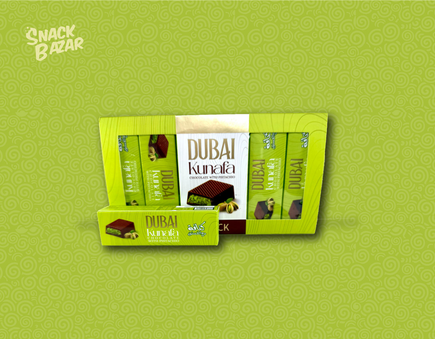 Dubai Kunafa Chocolate ( pack of 6)