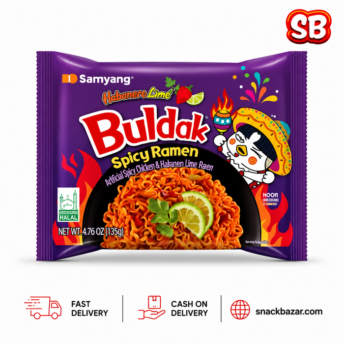 Samyang Buldak Habanero Lime Hot Chicken Ramen