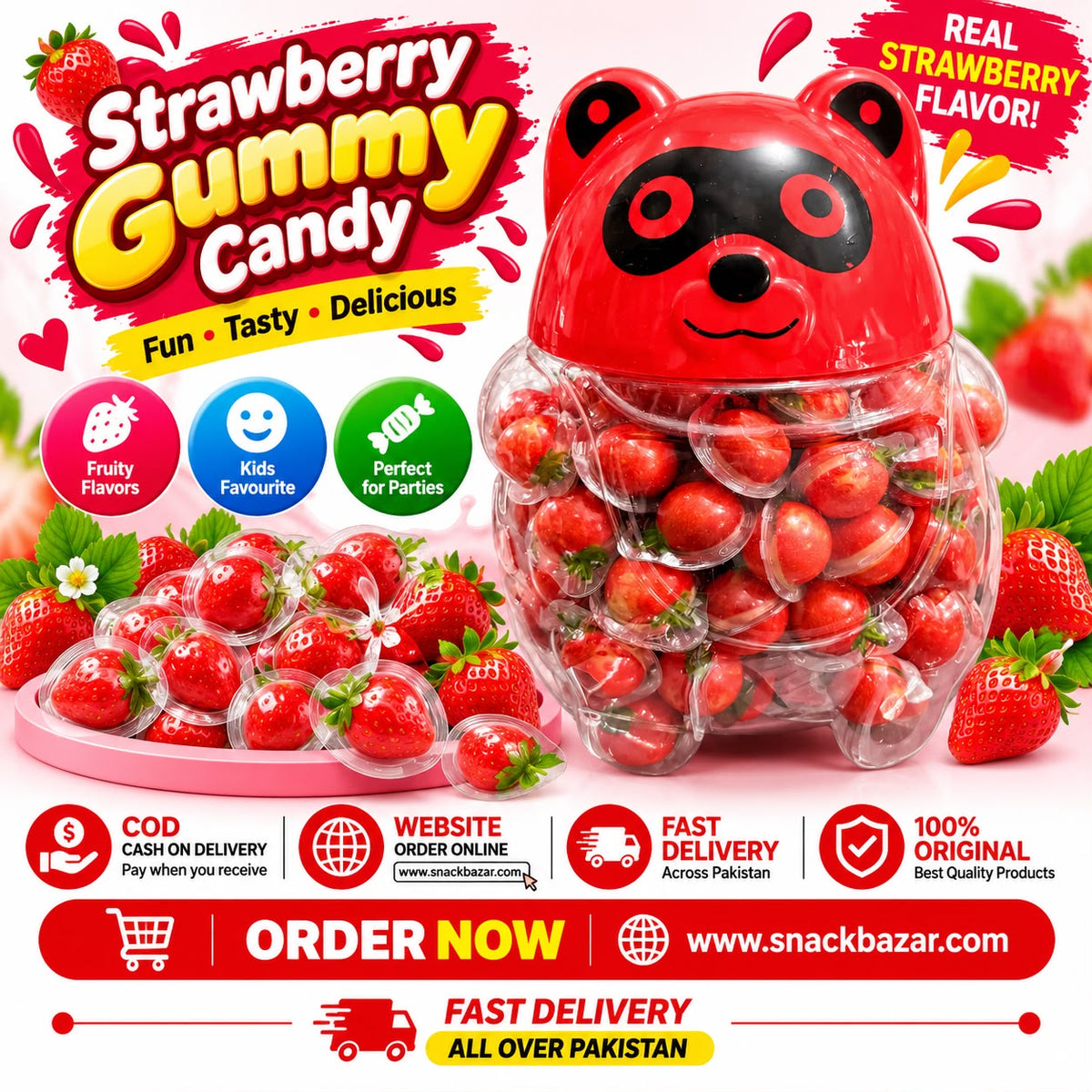 Strawberry Gummy Candy