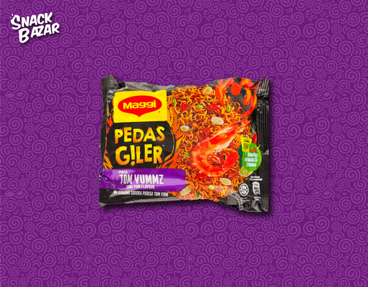 Maggi Pedas Giler Tom Yummz Mi Goreng 76g (Imported Malaysia)