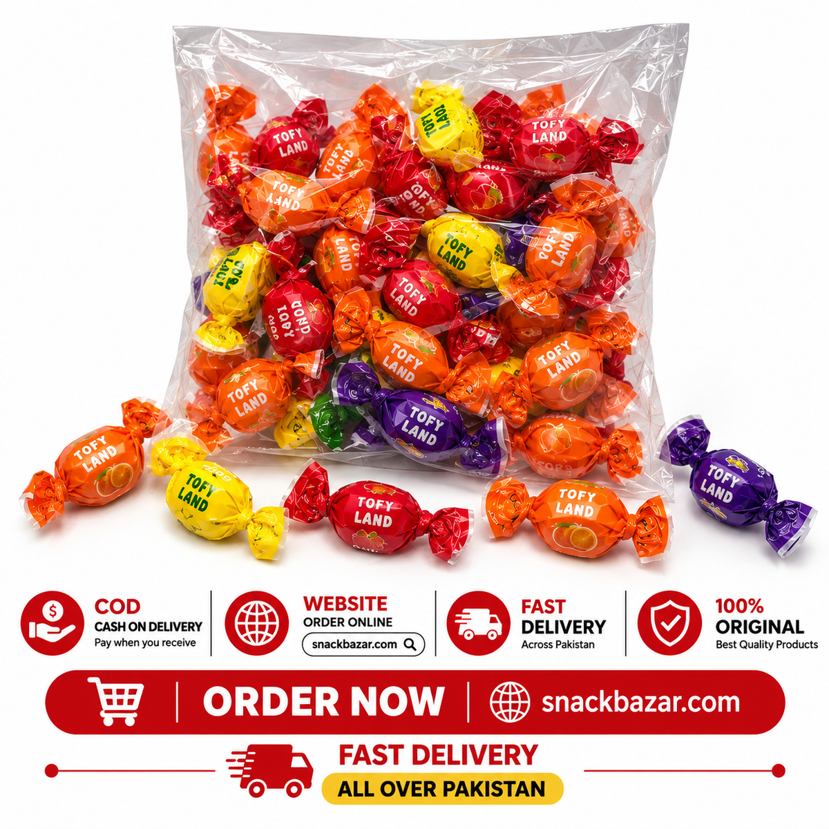 Top Land Fruit Candy Assorted Flavors